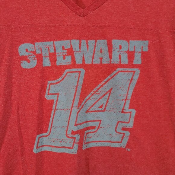NASCAR Tony Stewart T-Shirt Chase Authentic Red Tony Stewart #14 Womens Small - Picture 2 of 10
